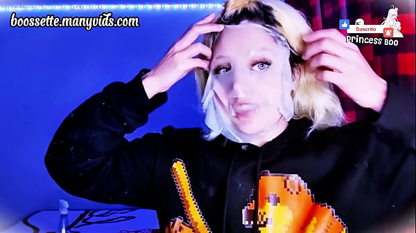 Activated Carbon Face Mask • Skin care • blonde • cute • ahegao • mask fetish