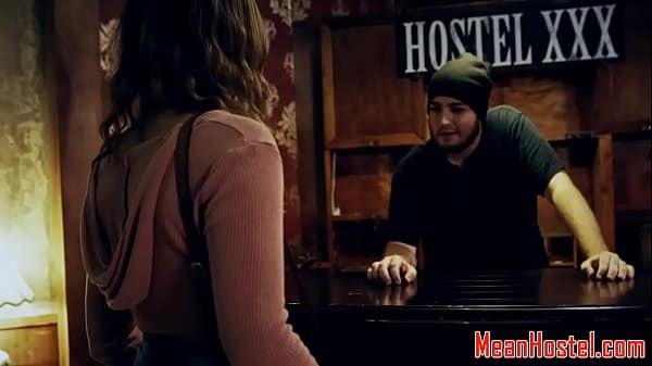 Dicksucking teen plowed in creepy hostel