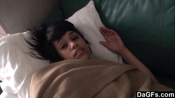 Dagfs – Busty Latina Gives A Handjob On A Couch